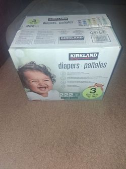 Size 3 diapers brand new never opened box