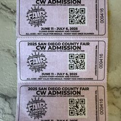 SD Fair GA Tickets