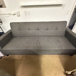 Moving Soon - Modern Gray Sofa Bed – Compact & Functional
