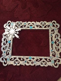 Frozen Elsa wood Photos frame sparkling ✨