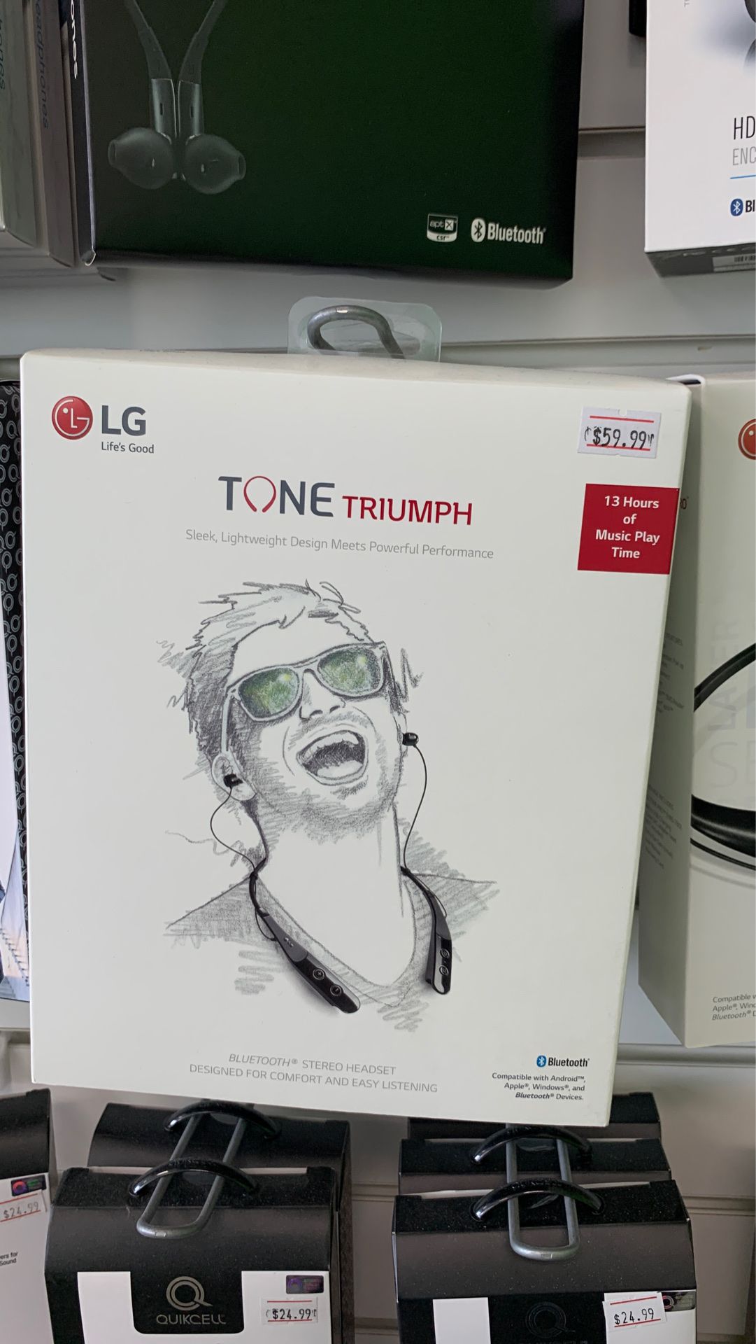 LG Tone headphones