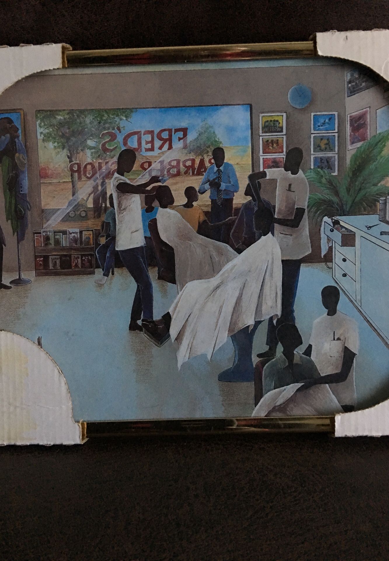 Fred’s barbershop, 8x10 picture