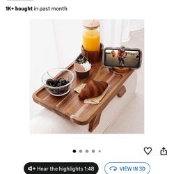 New Couch Arm Tray  READ DESCRIPTION