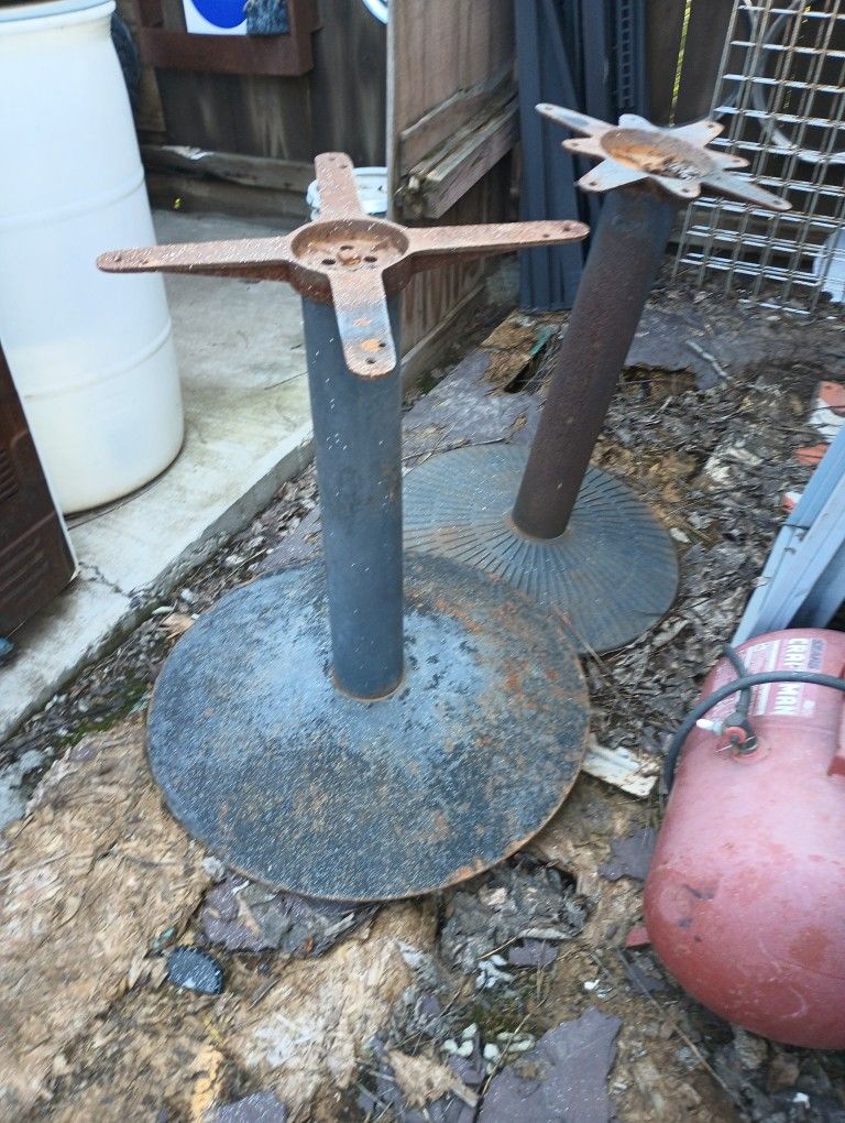 Vintage Steel Table Bases