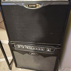 Line 6 And Peavey Amp