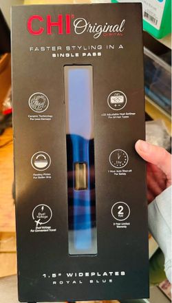 Chi Ceramic Flat Hair Iron - Royal Blue - 1.5”