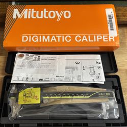 New Mitutoyo 6” digital caliper 500-196-30 Japan Factory Sealed Cnc haas