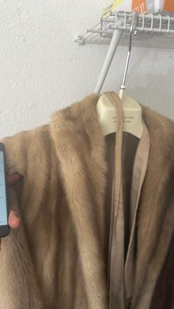 Mink fur coat