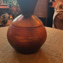 11 Inch Clay Vase