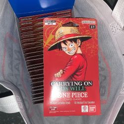 One Piece Op-13 Carrying On His Will Booster Pack Sleeved