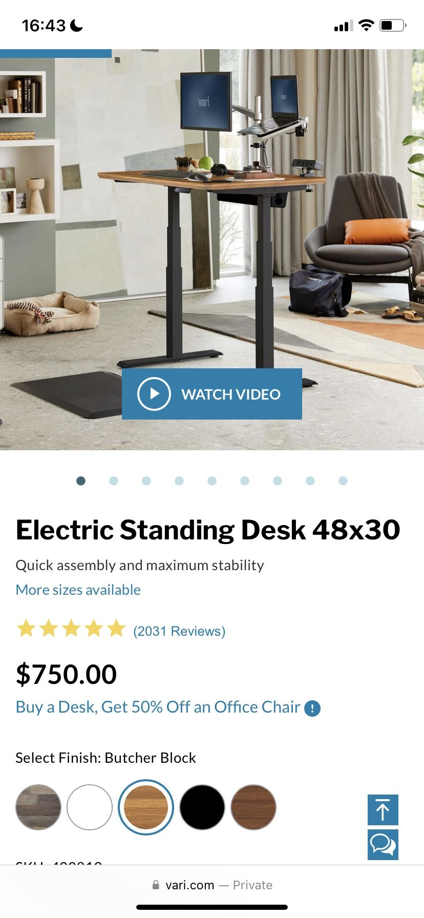 New Sit-Stand Desk - Still In Box