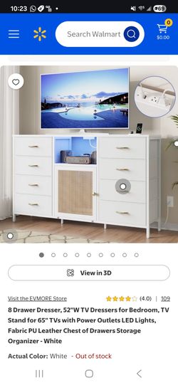 $49 - 8 Dresser /TV Stand /Organizer