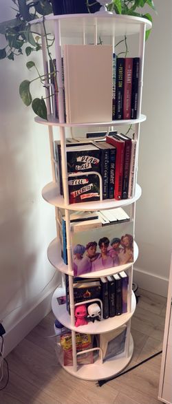 5 tier Rotating Bookshelf