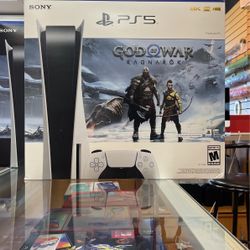 PS5 Disc With God Of War Game