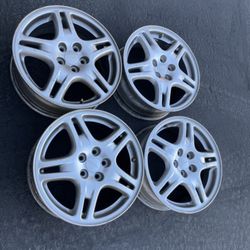 4 — 16x6.5 5x100 5x3.94 Stock Subaru Impreza Crosstrek Forester Matrix Prius Celica Wheels Rims !