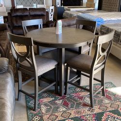 Sale 5 Pc Counter Height Dining Set Table 4 Chairs 