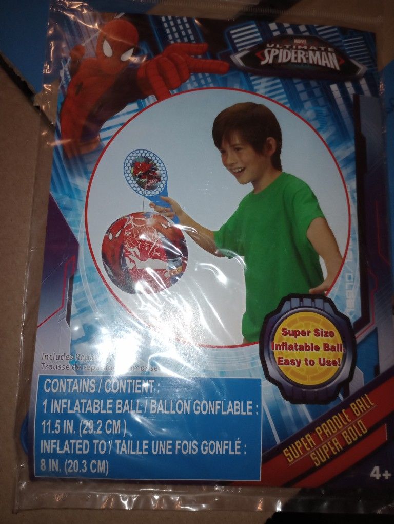 Toy Marvel Super Paddle Ball
