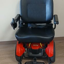 JAZZY PRIDE MOBILITY ADULT CHAIR RED