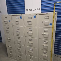 Metal File Cabinet With Key Letter Size $90 Each
