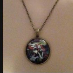 Nightmare Before Christmas Tibetan Silver Necklace 