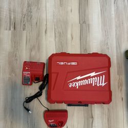 Milwaukee Chargers And M18 Drill Case