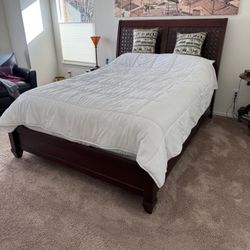 Beautiful Queen Sleigh Bed Frame