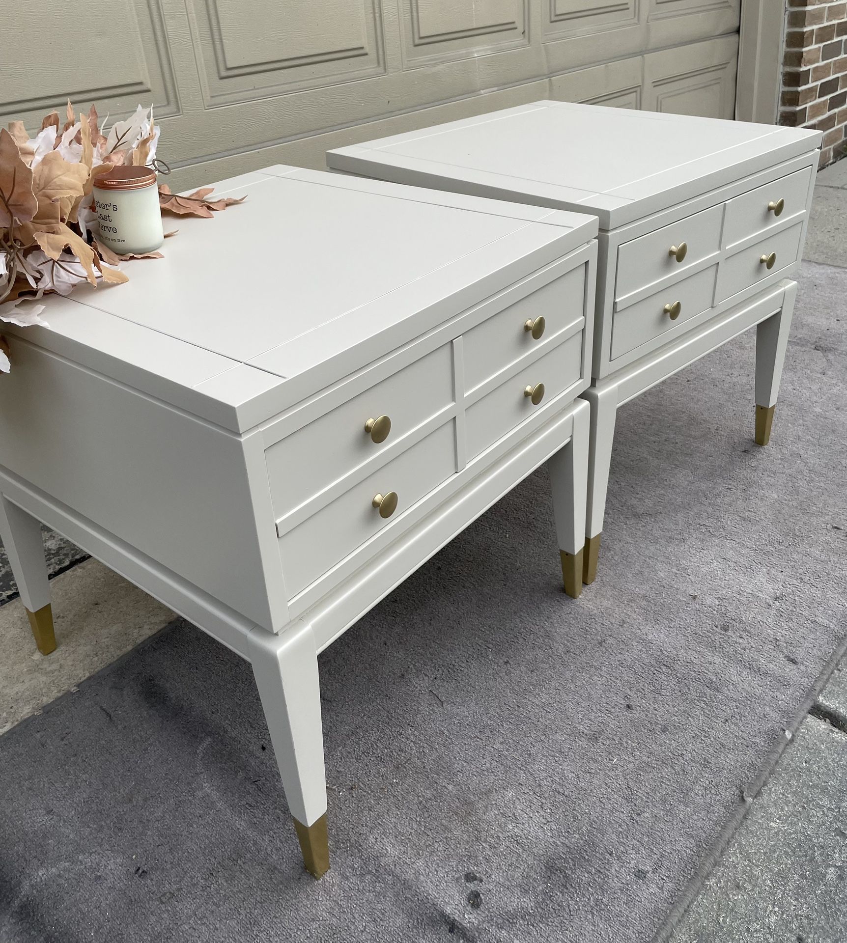 Sale🥂Elegant Beige Lane Nightstands End Tables