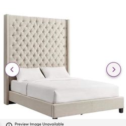 Queen Size Bed Frame - Nude 