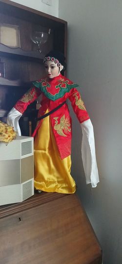 Vintage 21" Chinese Opera Doll