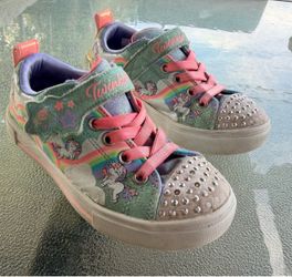 Sketchers Twinkle Sparks Light-Up Sneakers Shoes Children’s Size 13 Unicorn Rainbows