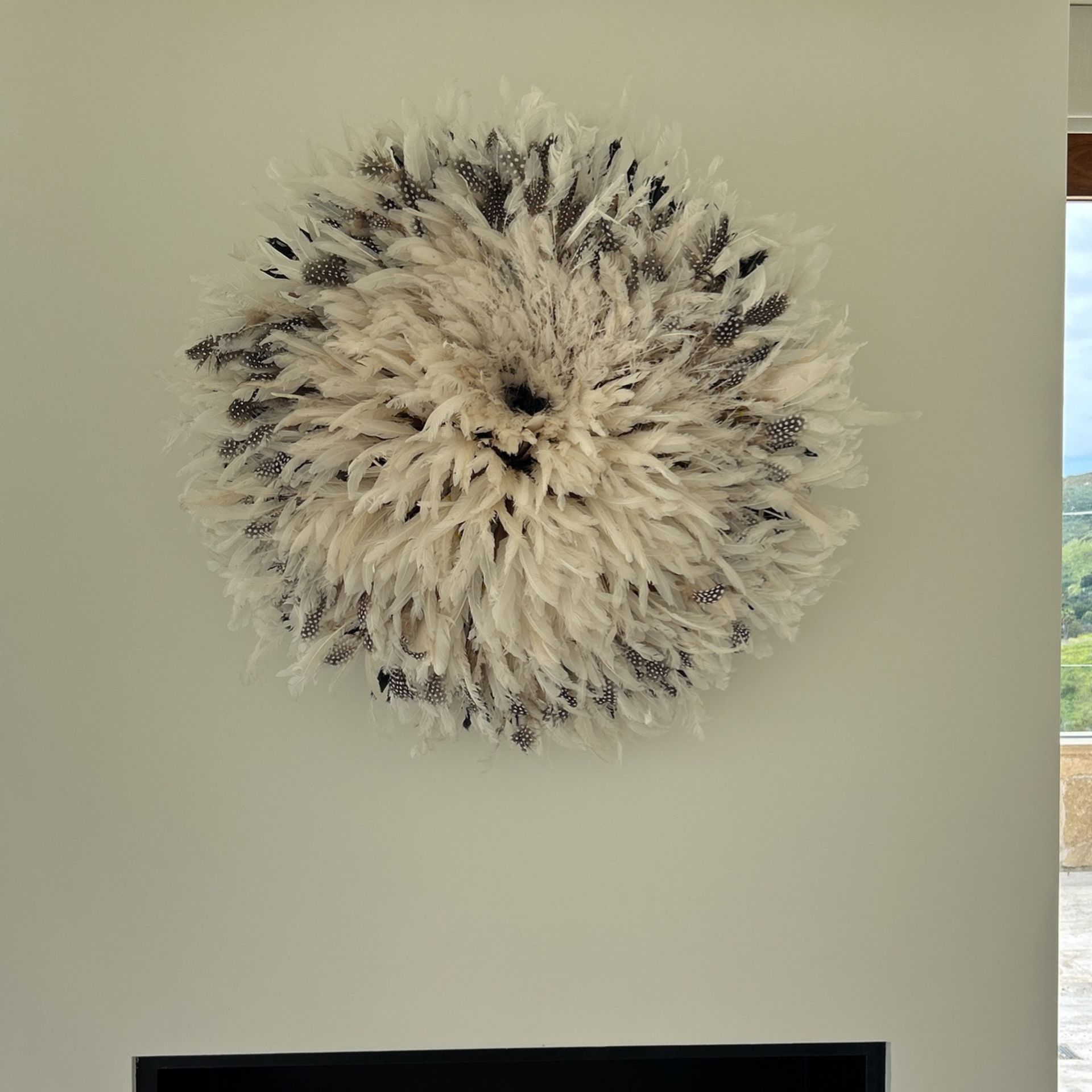 Feather African Royalty Hat Hanging Decoration