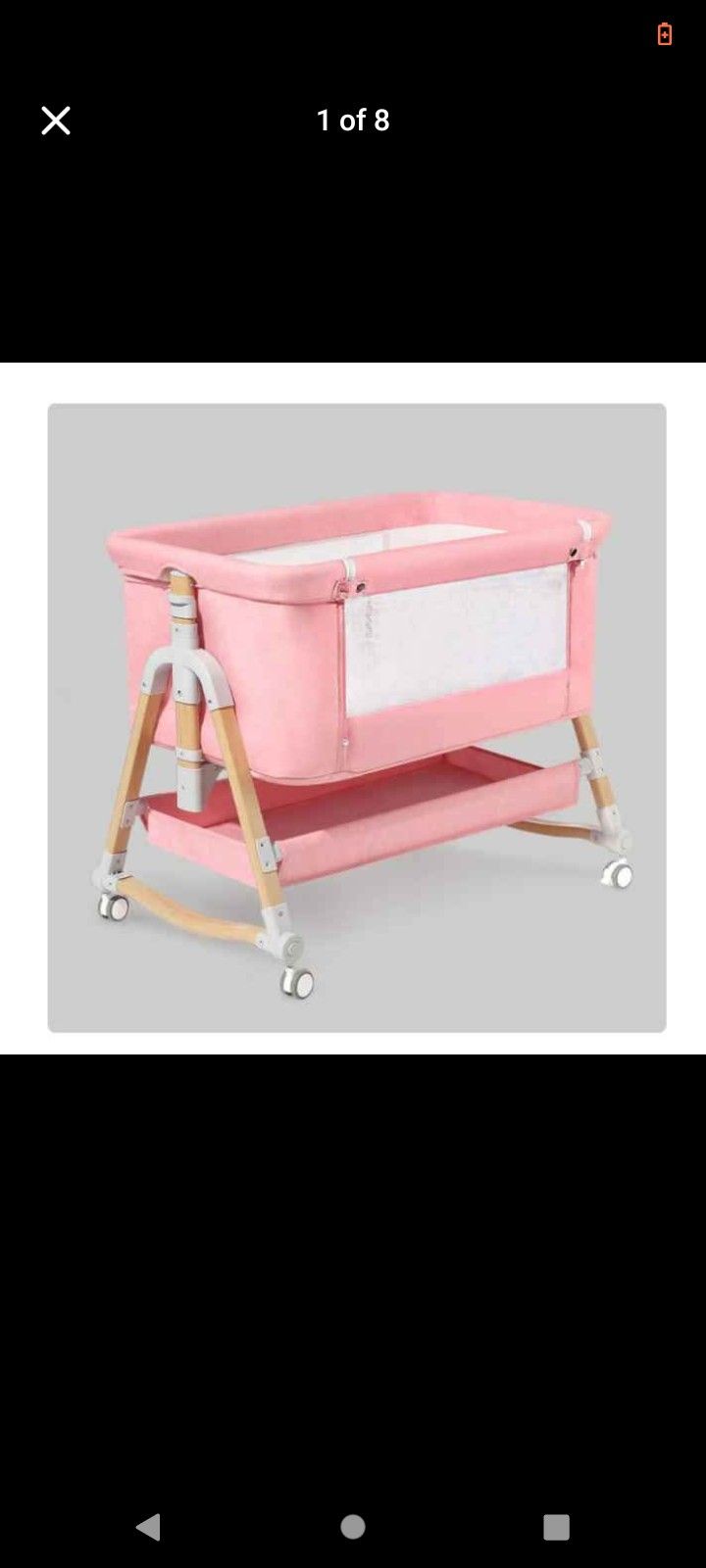 Pink Bed Side Sleeper