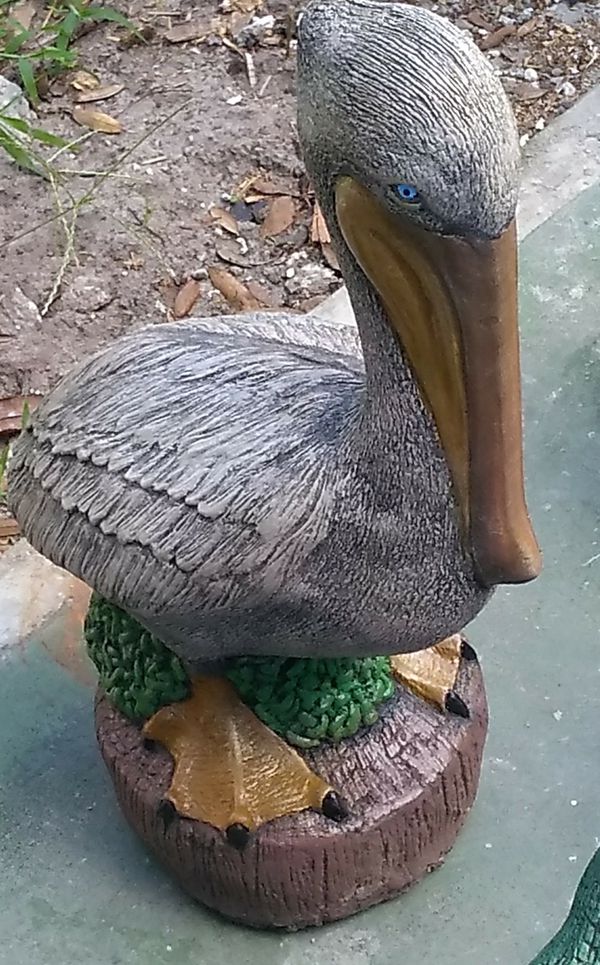 Handmade Concrete Pelican Statue for Sale in Zephyrhills, FL - OfferUp