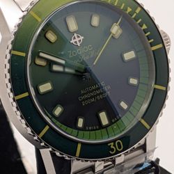 Zodiac Sea Wolf New "Pineapple Dream" Swiss Automatic Steel Watch