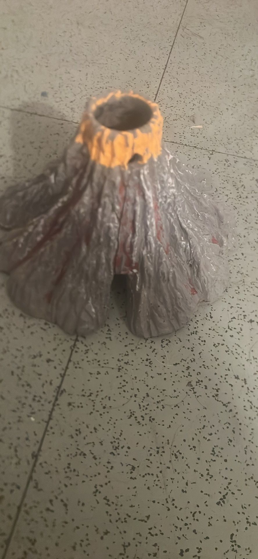 Volcano Fish Tank Decoration.