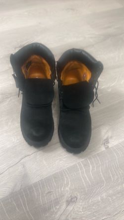 All Blk Timberlands