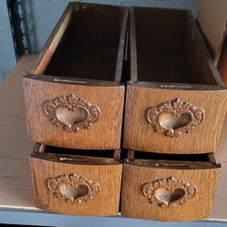 Antique Sewing Cabinet Drawers