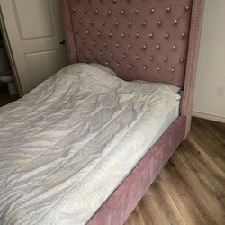 Pink Queen Bed