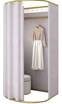 Fitting Room with Shading Curtain, Portable