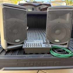 🔊 Samson XP510i Portable PA System – Complete Set!