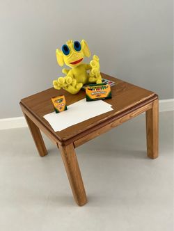 Children’s Table …. End Table …. Solid Oak Wood