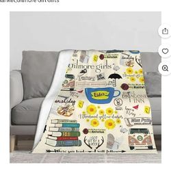 NEW Gilmore Girls Fleece Throw Blanket (60x80")