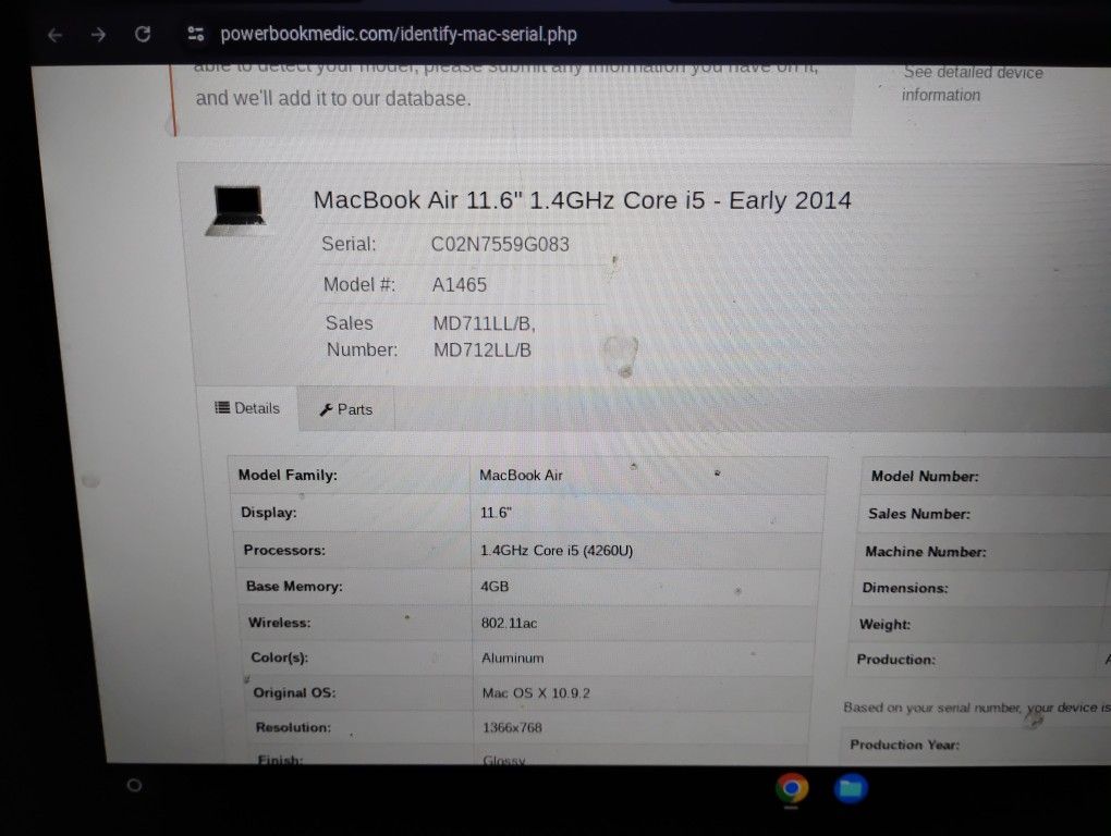 MacBook Air 100$