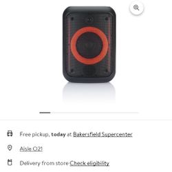 Used On Party Speaker  Bluetooth With Lights   $65 Walmart Cost $79