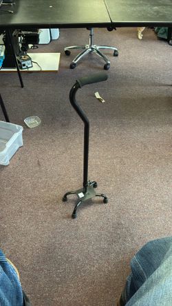 Black Quad Cane