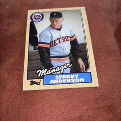 Sparky Anderson Baseball Card #218