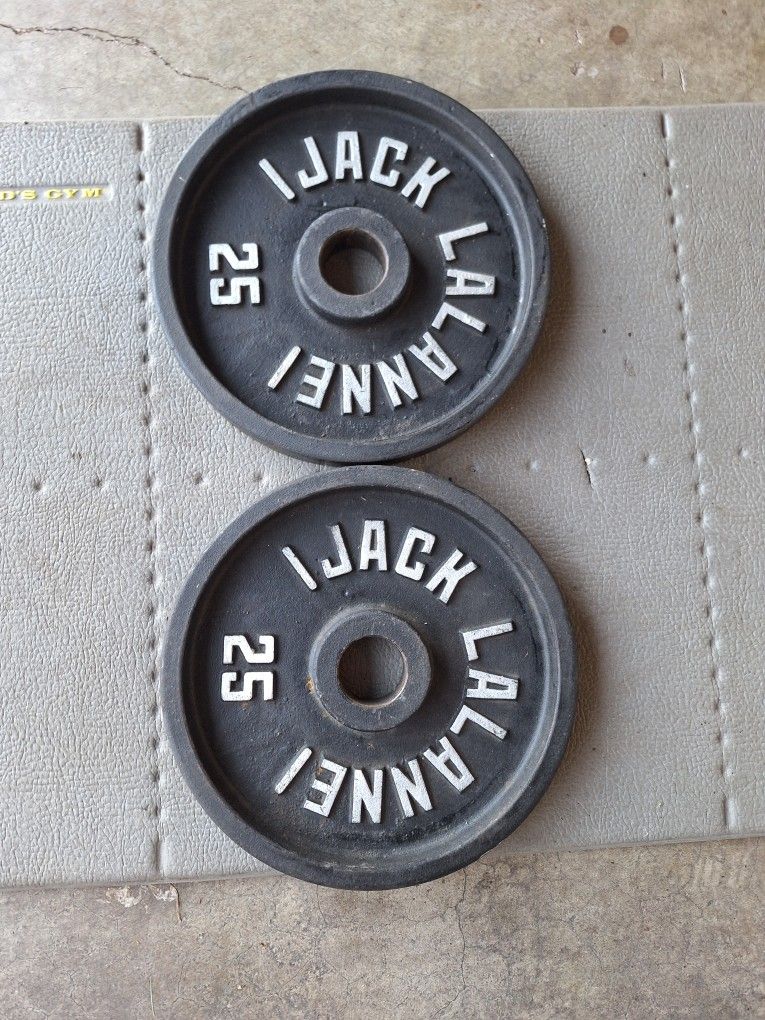 Set Of 25lb Olympic Weight Plates