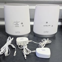 Orbi 750 Series Tri-Band WiFi 6 Mesh System, 4.2Gbps, Router + 1 Satellite