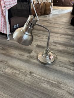 Silver Desk Lamp