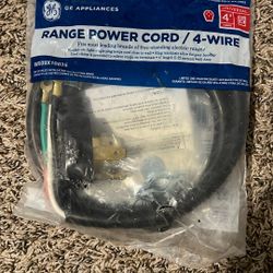 Range Power Cord 4 Wire 
